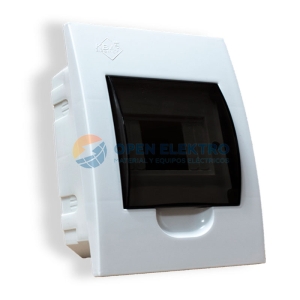 TABLERO EMPOTRABLE PVC 4 POLOS