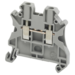 BORNERA UNIVERSAL GRIS 2.5MM2 TIPO RIEL