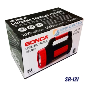 LINTERNA PORTÁTIL RECARGABLE LED 5W SR-121 SONCA