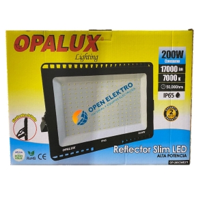 REFLECTOR LED 200W SLIM 6500K IP65 OPALUX