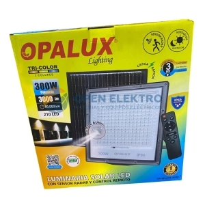 REFLECTOR SOLAR LED 300W OPALUX TRICOLOR 3000K 4000K 7200K