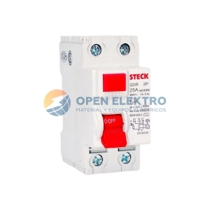 LLAVE INTERRUPTOR DIFERENCIAL 2X63A 400VAC 30MA TIPO AC STECK
