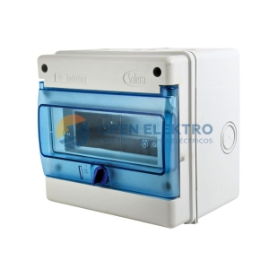 TABLERO ADOSABLE 8 POLOS SOLERA IP65 LIBRE DE HALOGENO IK08