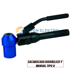 SACABOCADO HIDRÁULICO Y MANUAL TIPO D