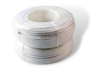CABLE SILICONA CON FIBRA DE VIDRIO ESTAÑADO 4MM2, 500V 200°C, BLANCO
