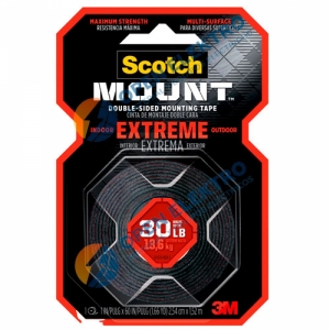 CINTA DOBLE CONTACTO SCOTCH EXTREMA 1&QUOT; X  1.52MTS 3M