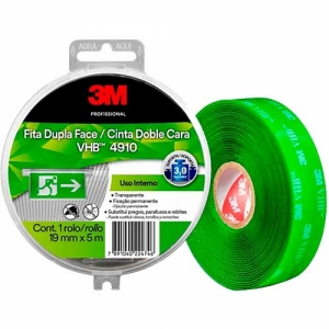 CINTA DOBLE CONTACTO TRANSPARENTE 3M VHB 4910 3/4" X 5M