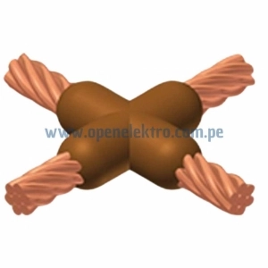 MOLDE EXOTERMICA TIPO CC-04 CABLE 2/0 AWG - 2/0 AWG