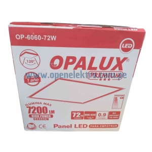 PANEL LED 60X60 72W OPALUX 7200LM 8000-8500K P/EMPOTRAR