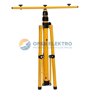 TRIPODE PARA REFLECTOR DE METAL ALTURA DE 1.60 MTS AMARILLO